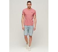 Superdry Essential Logo Embroidered T-Shirt - Pink, Pink, Size L, Men Pink