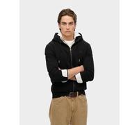 Superdry Essential Logo Full Zip Hoodie Intense Black - S