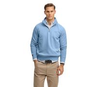Superdry Mens Essential Logo Half Zip Sweatshirt Endless Sky Blue