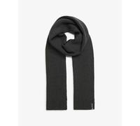 Superdry Essential Logo Knitted Scarf Grey Marl