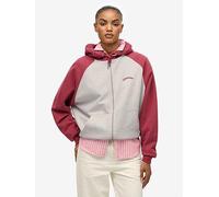 Superdry Essential Logo Raglan Zip-Up Hoodie, White, Size 16, Women White