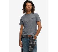 Essential Logo EMB T-Shirt Eclipse Navy/Grey Marl Feeder M