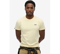 Superdry Organic Cotton Essential Logo T-Shirt, Yellow, Size M, Men Yellow