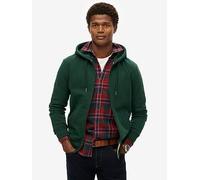 Superdry Essential Logo Zip Hoodie-Dark Green, Dark Green, Size 2Xl, Men Dark Green