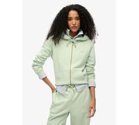 Superdry Essential Logo Zip Hoodie, Green, Size 16, Women Green