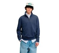 1/4 zip sweatshirt Superdry Essential Serif Bleu M