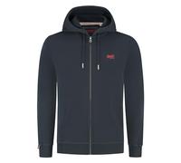 Essential Logo Zip Hoodie Eclipse Navy/Red L