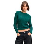 Twisted knit jumper for women Superdry Essentials SD&CO Vert XL