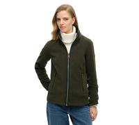 Superdry Estate Fleece Full Zip Sweatshirt Green L Woman