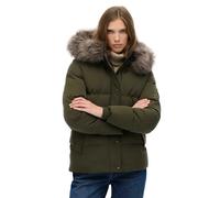 Superdry Everest 5 Baffle Puffer Jacket Green M Women
