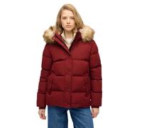Superdry Everest 5 Baffle Puffer Jacket Red L Women