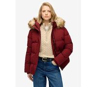 Superdry Everest 5 Baffle Puffer Jacket Red M Women