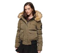 Women's padded hooded jacket Superdry Everest Vert XL