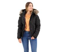Women's padded hooded jacket Superdry Everest Noir XL