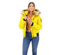 Superdry Everest Bomber Puffer Jacket Yellow 2XS Women