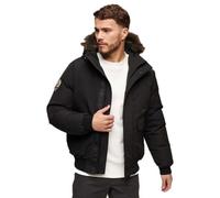 Faux fur bomber jacket Superdry Everest Noir 2XL