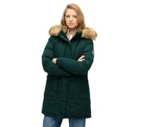 Women's faux fur parka Superdry Everest Vert XL