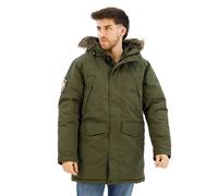 Superdry Everest Faux Fur Jacket Green L Men