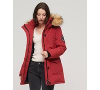 Superdry Everest Faux Fur Parka Red XS Women