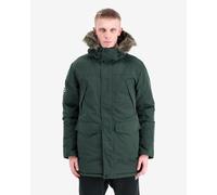 Superdry Everest Faux Parka Hooded Jacket Forest Green - XL