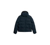 Superdry Everest Men's Short Hooded Puffer Jacket, Dark Navy, S