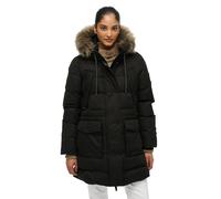 Women's mid-length down jacket Superdry Everest Noir L