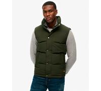Sleeveless down jacket Superdry Everest Vert M