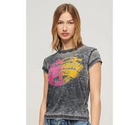 Superdry Fade Rock Graphic Cap Slv Short Sleeve T-shirt