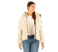 Superdry Faux Fur Puffer Jacket Beige L Women