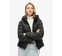 Superdry female Hooded Padded Puffer Jacket - 12 - Black, Black,Pink,Navy
