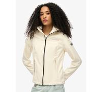 Superdry female Waterproof Hooded Jacket - 12 - White, White,Navy,Coral