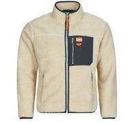 Superdry Fleece jacket FULL ZIP RETRO POLAR in Beige EU XL