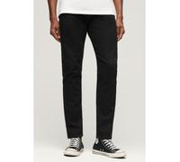 Superdry Men's Vintage Slim Jeans Pants, Venom Washed Black, 32W x 32L
