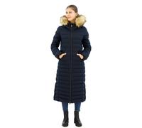 Superdry Fuji Faux Fur Hooded Longline Jacket
