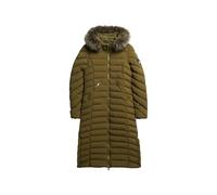 Superdry Fuji Faux Fur Hooded Longline Jacket