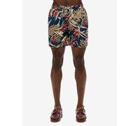 Superdry Hawaiian Print 17-Inch Swim Shorts - Navy, Navy, Size S, Men Navy