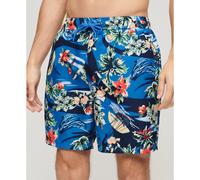 Superdry Mens Recycled Hawaiian Print 17-Inch Swim Shorts