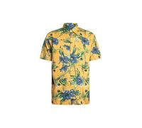Superdry Hawaiian Print Long Sleeve Shirt L Yellow