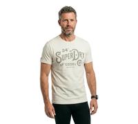 Superdry Heritage Brand Relaxed Fit Short Sleeve T-shirt Beige S Men