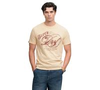 Superdry Heritage Script Short Sleeve T-shirt Beige M Men