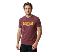Superdry Heritage Tab Loose Fit Short Sleeve T-shirt Purple S Men