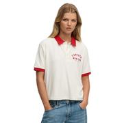 Women's terry polo Superdry Heritage Beige S