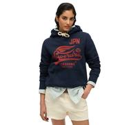 Superdry High Flyers Hoodie Blue S Woman