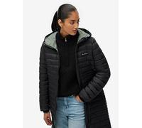 Superdry Hood Fuji Lite Mid Padded Jacket, Black, Size 14, Women Black