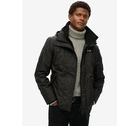 Hooded Mountain Windbreaker Jacket Black XL