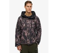 Superdry Hooded Ski Shell Jacket, Brown, Size M, Men Brown