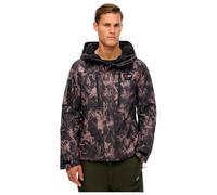 Superdry - Hooded Ski Shell Jacket M's Woodgrain Print - M - Ski Jacket