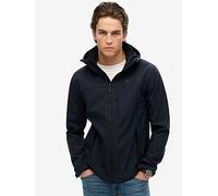 Superdry Hooded Soft Shell Trekker Jacket - Navy, Navy, Size L, Men Navy
