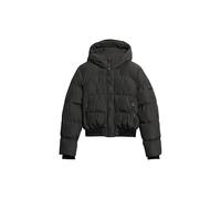 Superdry for woman. W5011723A Sports Puffer Bomber Coat black (M), Casual, Recycled Polister