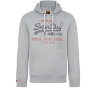 Vintage Logo Heritage Relaxed Pullover Hoodie College Grey Marl XXL